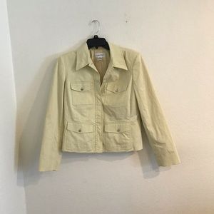 Size 10 Women’s Calvin Klein Lt Green Jacket